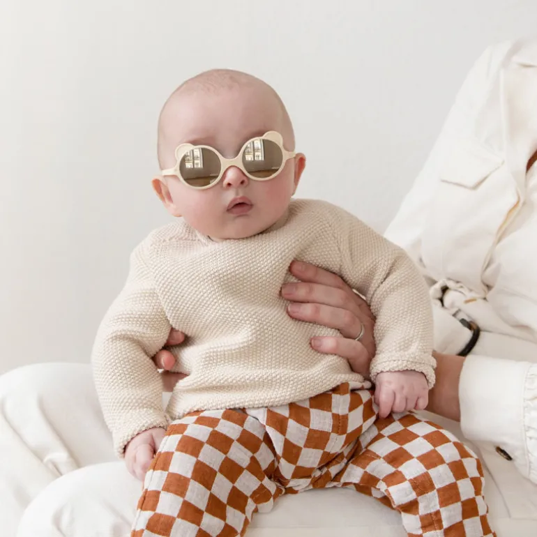 Lunettes KietLa - Ourson - 0 à 4 ans - Crème