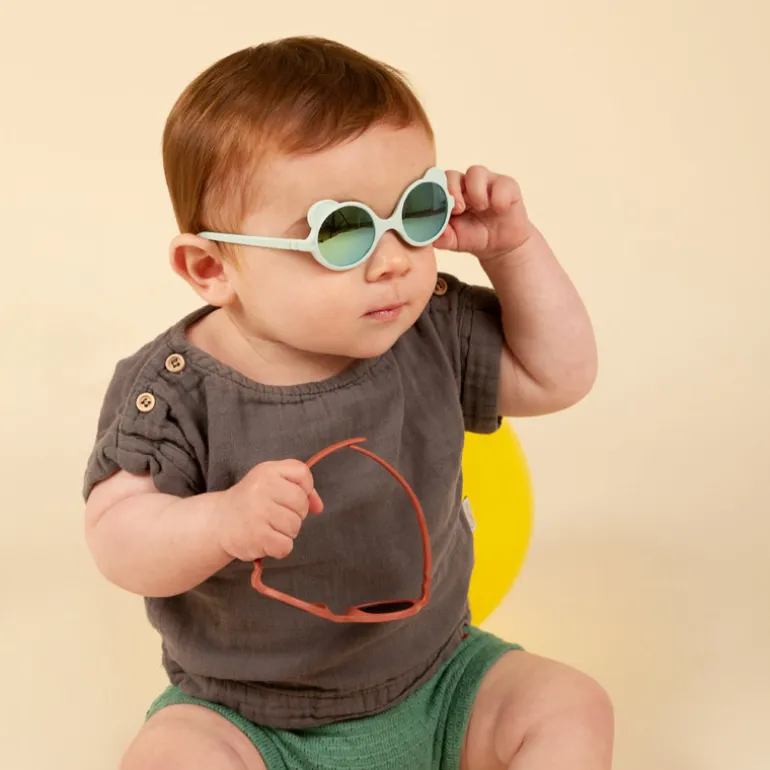 Lunettes KietLa - Ourson - 0 à 4 ans - Vert Amande