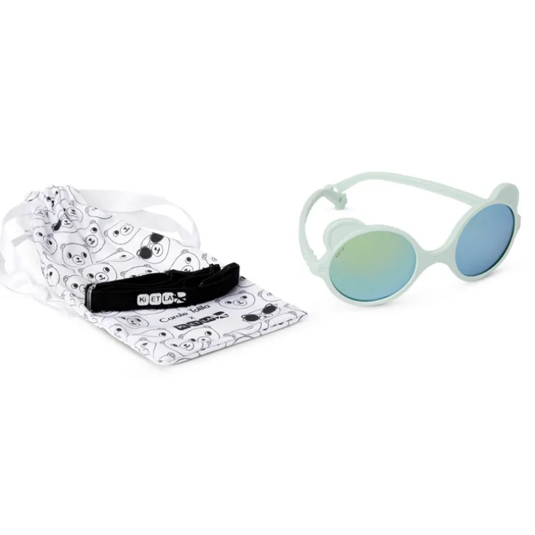 Lunettes KietLa - Ourson - 0 à 4 ans - Vert Amande