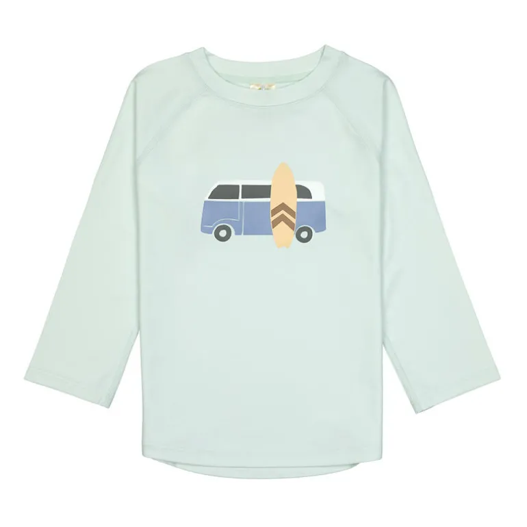 Lycra bébé manches longues - Lassig - Camper vert écume