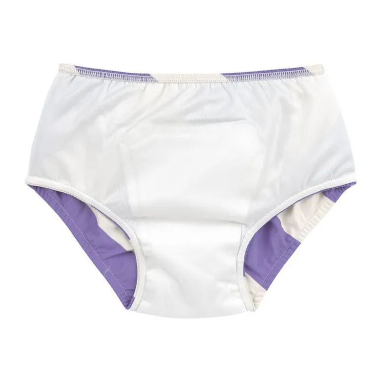 Maillot de bain couche LASSIG - Rayures violet/sel marin