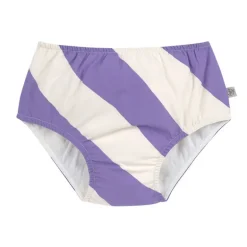 Maillot de bain couche LASSIG - Rayures violet/sel marin
