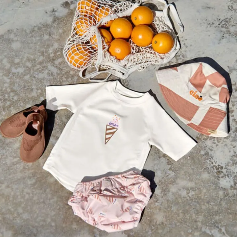 Maillot de bain couche LASSIG - Ice Cream/Rose pâle