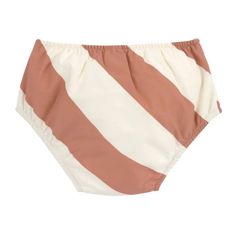 Maillot de bain couche LASSIG - Rayures terre/sel marin