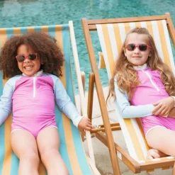 Maillot de bain fille anti-UV - KietLa - Rose Bleu