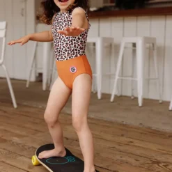 Maillot de bain fille 1 pièce - Hello Hossy - Leopard