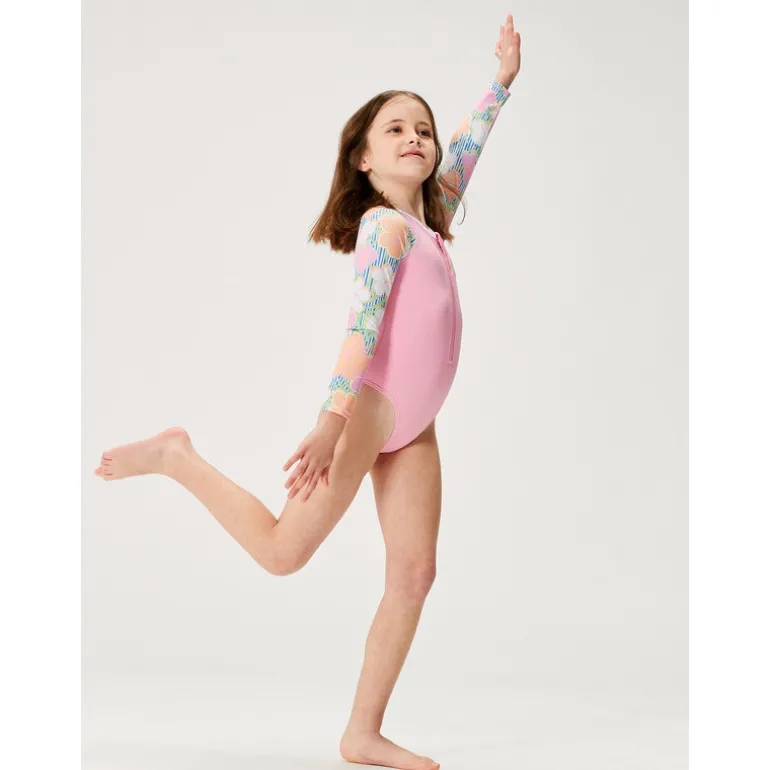 Maillot de bain manches longues anti-uv - Roxy - Tiny Flower