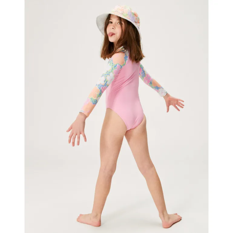 Maillot de bain manches longues anti-uv - Roxy - Tiny Flower