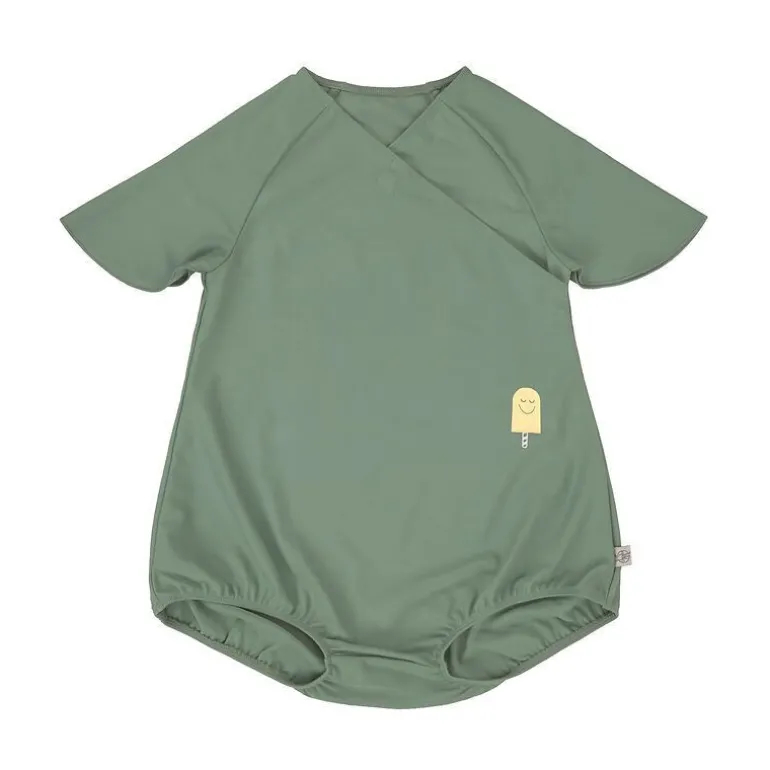 Maillot de bain 1 pièce manches courtes anti-UV - Lassig - Vert