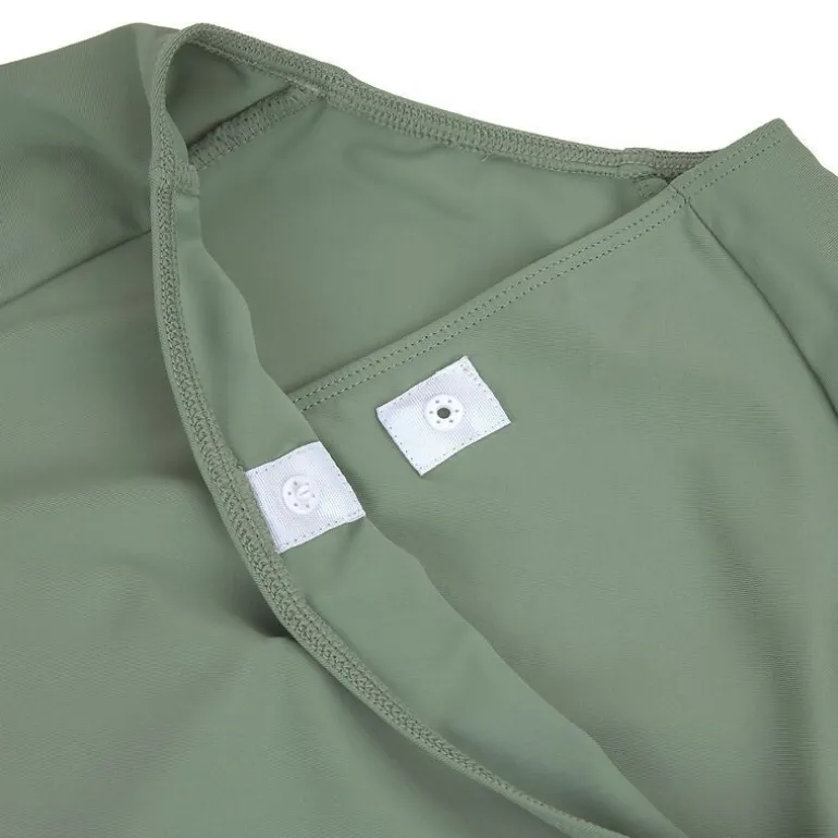 Maillot de bain 1 pièce manches courtes anti-UV - Lassig - Vert