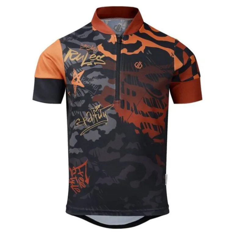 Maillot de vélo enfant Dynamite Jersey - Dare2b - Black Graffiti