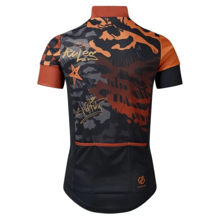 Maillot de vélo enfant Dynamite Jersey - Dare2b - Black Graffiti