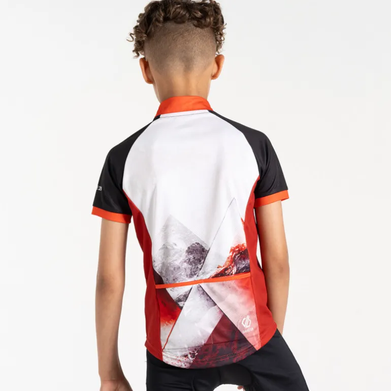 Maillot de vélo enfant Speed Up - Dare2B - Blk/Cinnamon Mntn