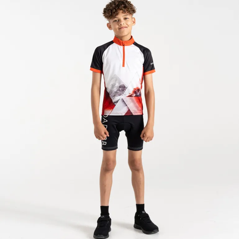 Maillot de vélo enfant Speed Up - Dare2B - Blk/Cinnamon Mntn