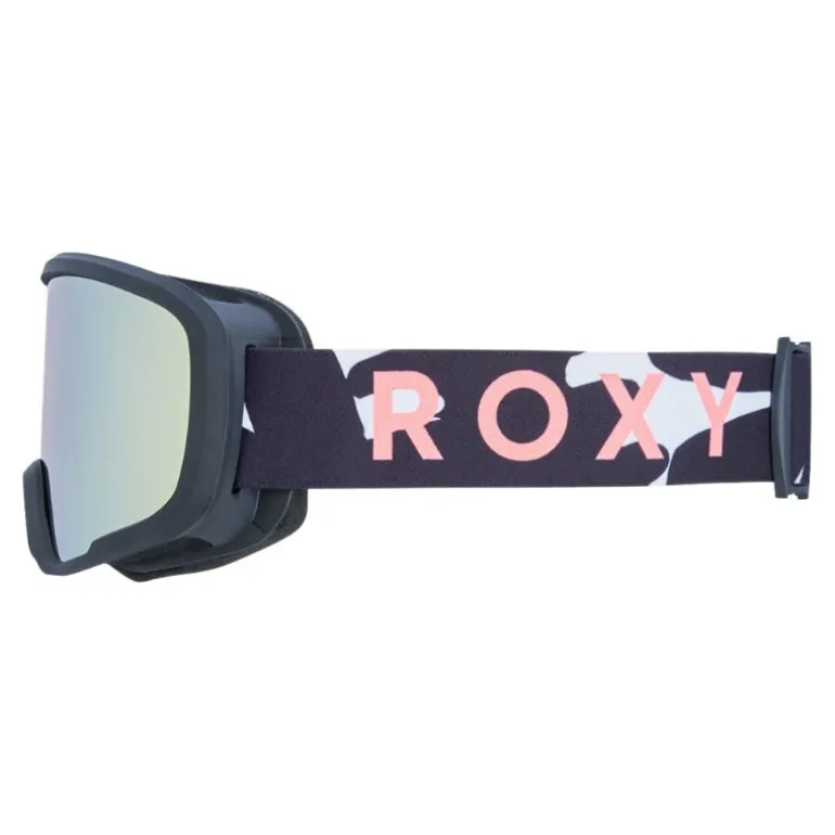 Masque de ski fille 5-8 ans Missy - Roxy - Big Flowers / Clux ml Orange