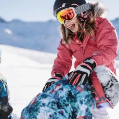 Masque de ski junior Julbo Echo - 8/12 ans - Cat 3 - Noir/Rouge