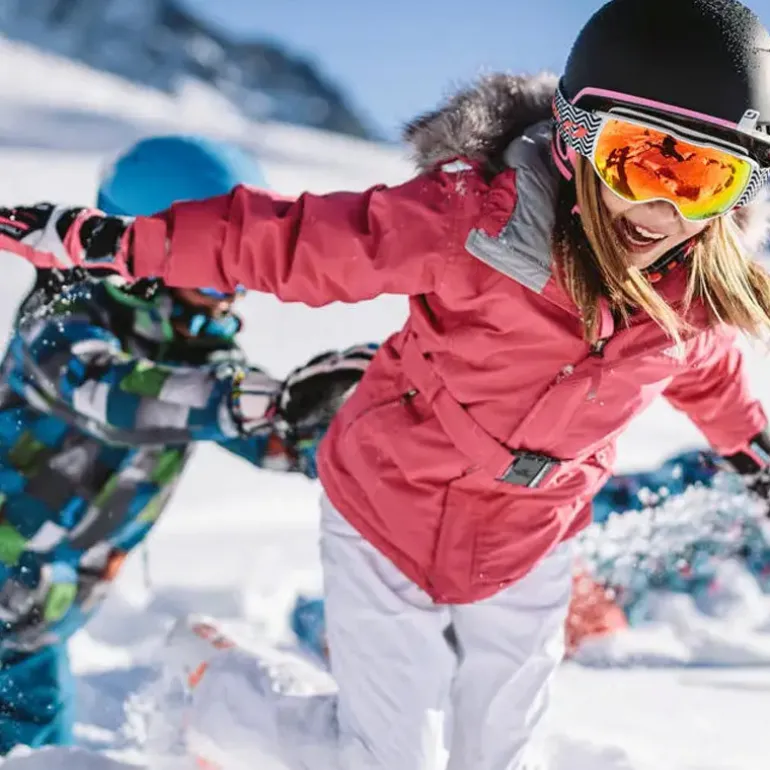 Masque de ski junior Julbo Echo - 8/12 ans - Cat 3 - Noir/Rouge