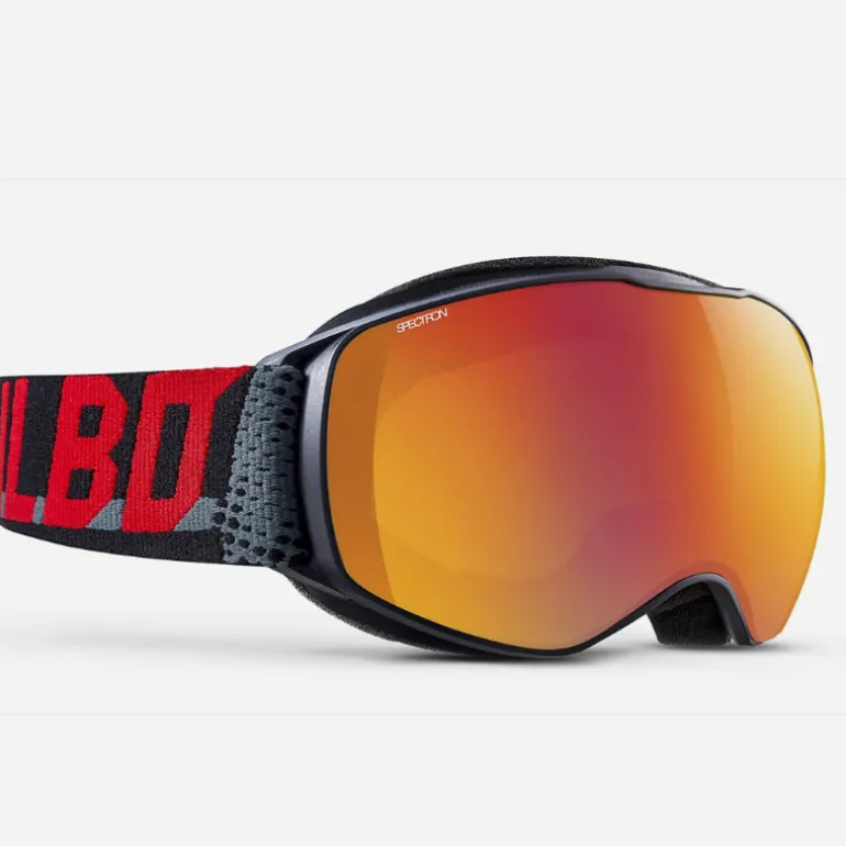 Masque de ski junior Julbo Echo - 8/12 ans - Cat 3 - Noir/Rouge
