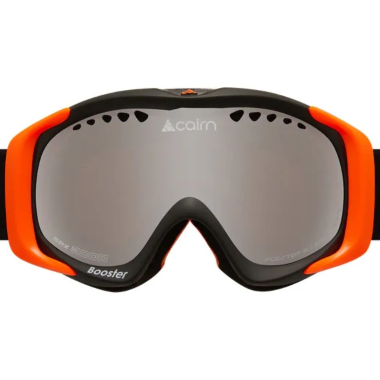 Masque ski enfant - Cairn Fresh SPX3 - Mat Black Neon Orange - 10-14 ans