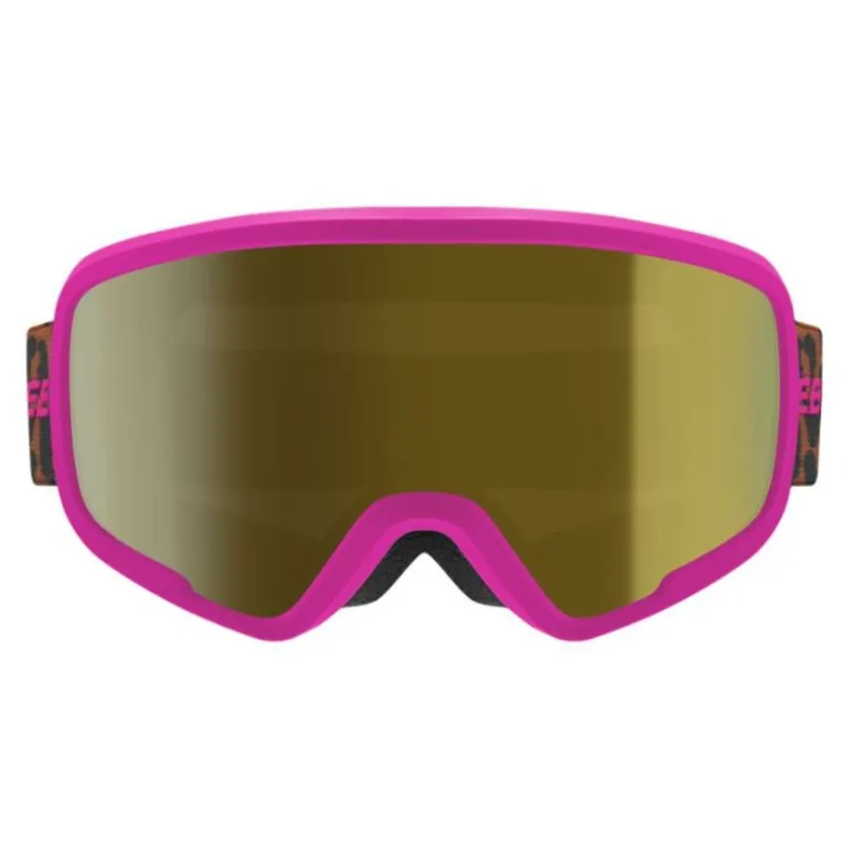 Masque ski enfant - Cébé Hoopoe 2 - 5 ans/8 ans - Pink / Amber Gold