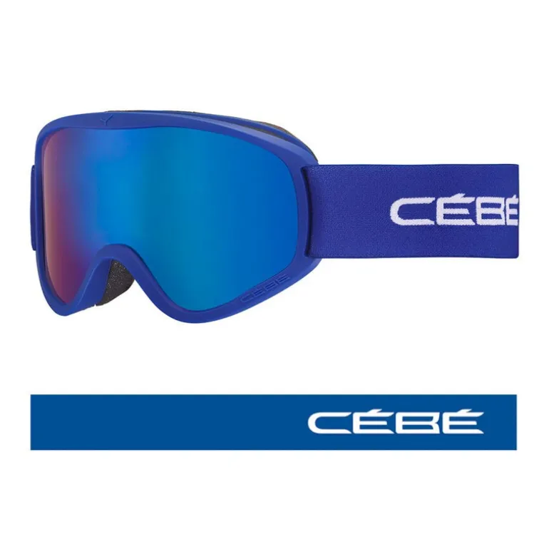 Masque ski enfant - Cébé Hoopoe - 5 ans/8 ans - Bleu - Cat.3
