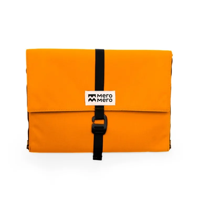 Matelas à langer nomade Paquier Pouch V4 - MeroMero - Chai Tea/black
