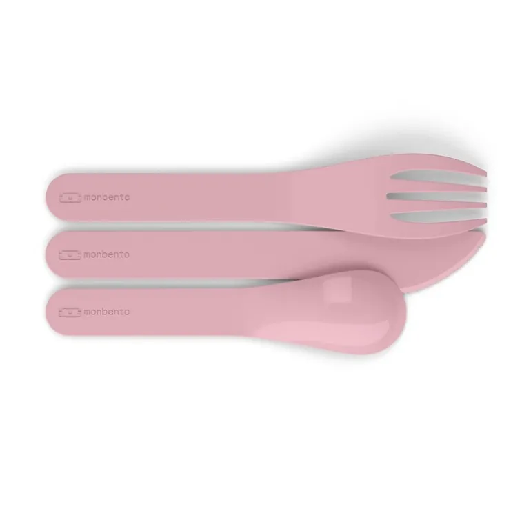 MB Pocket Color - Couverts biodégradables par Monbento - Rose Blush