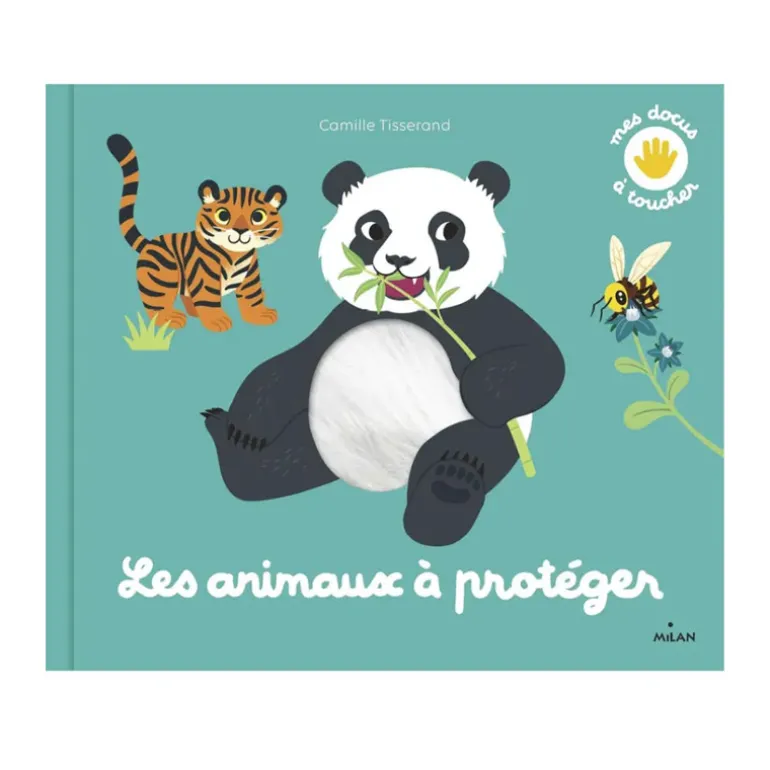 Mes docs à toucher - Les animaux à protéger - Edition Milan