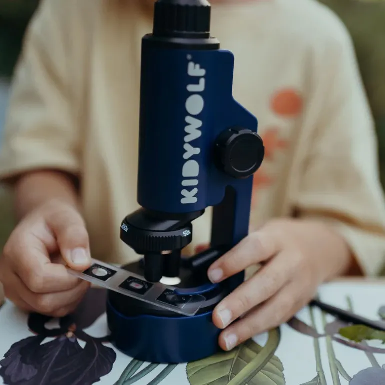 Microscope enfant - Kidymicroscope - Kidywolf - Bleu