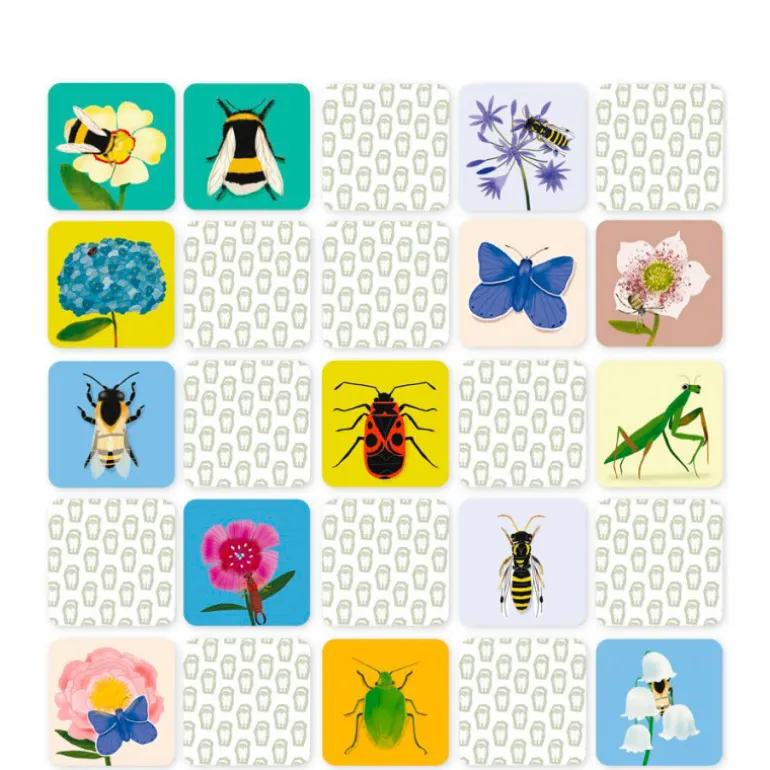 Mémo nature - Insectes et fleurs - Pirouette Cacahouète