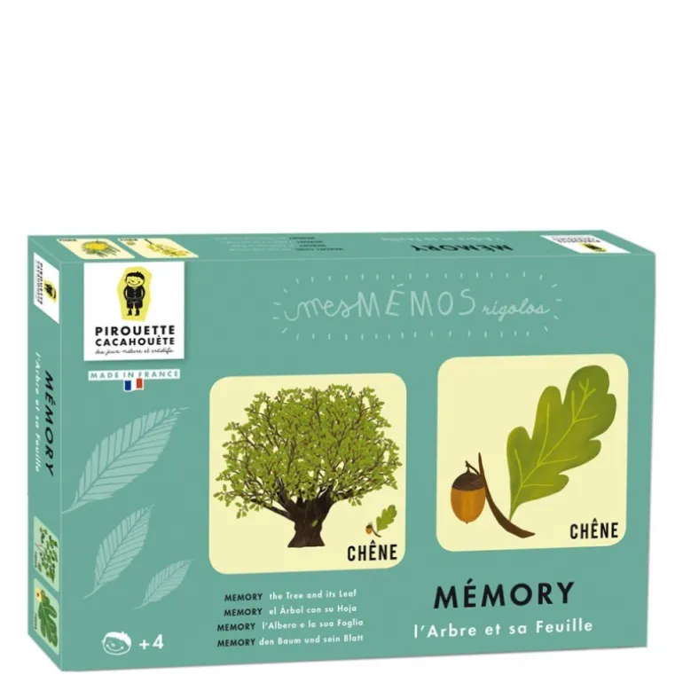 Mémo nature - L'arbre et sa feuille - Pirouette Cacahouète