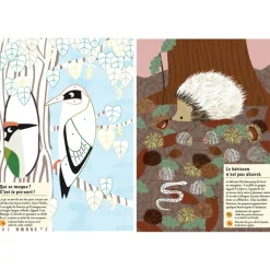 Mon cahier Nature : Les animaux de la forêt - Amaterra