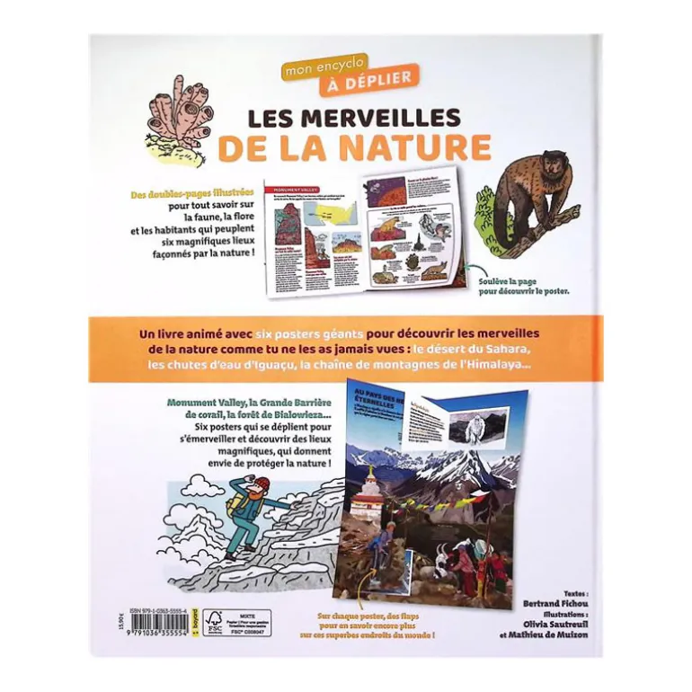Mon Encyclo à Déplier - Les Merveilles de la Nature - Bayard Jeunesse
