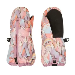 Moufles de ski enfant Snows Up - Roxy - Coral Chic Papercut