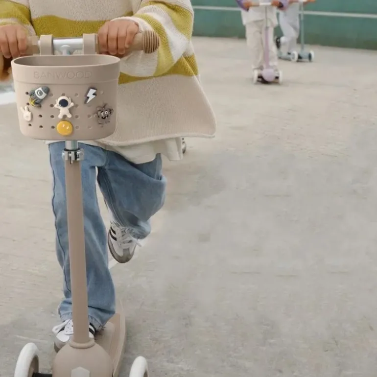 Panier vélo enfant Pin & Ride - Banwood - Sand