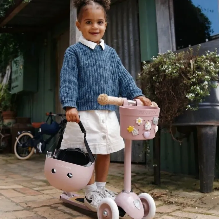 Panier vélo enfant Pin & Ride - Banwood - Dustyrose