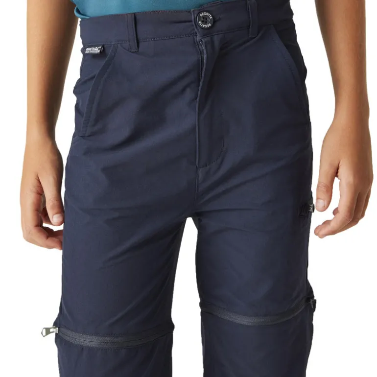 Pantalon short de randonnée enfant Highton - Regatta - Navy