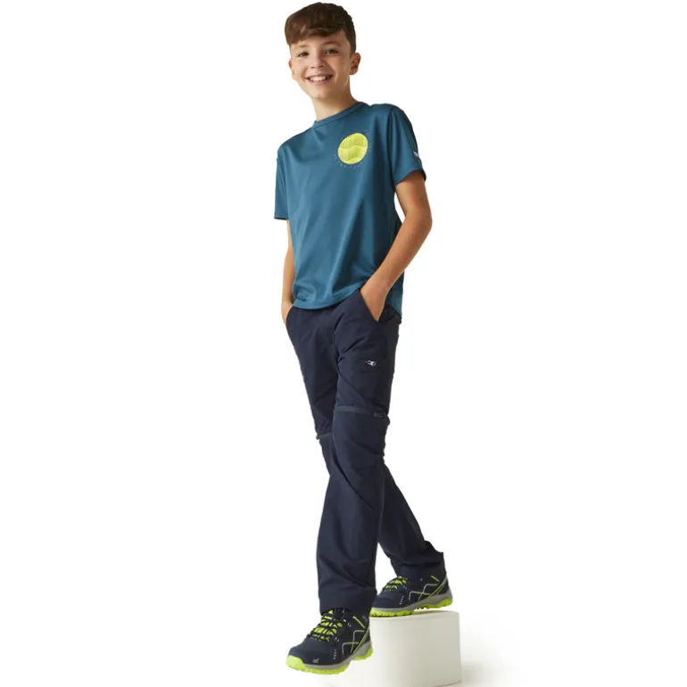 Pantalon short de randonnée enfant Highton - Regatta - Navy