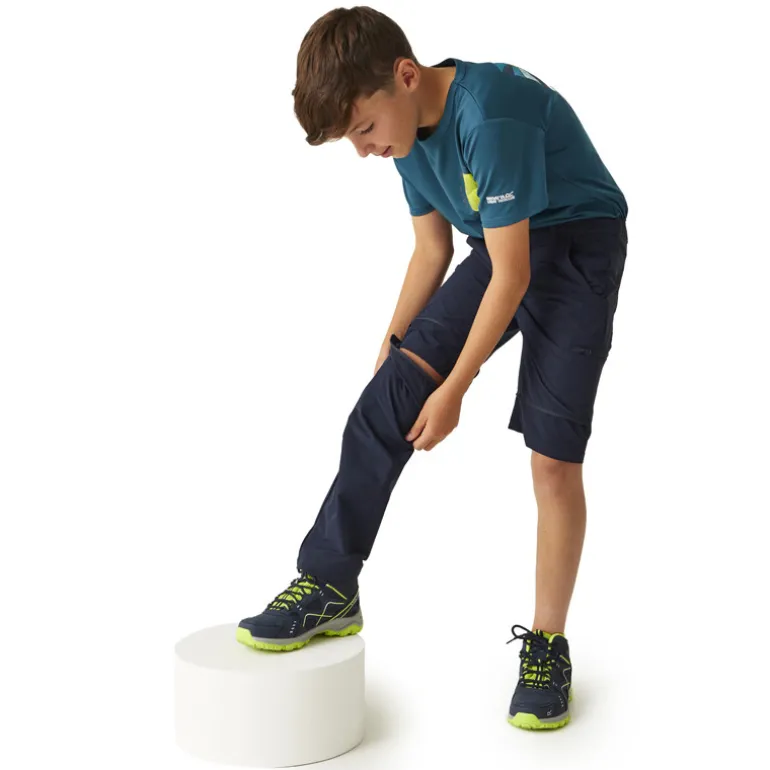 Pantalon short de randonnée enfant Highton - Regatta - Navy
