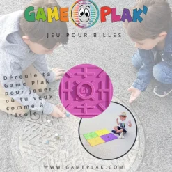 Parcours à billes - Game Plak - Rose