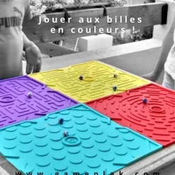 Parcours à billes - Game Plak - Turquoise