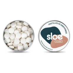 Pastilles de dentifrice bio - Sloe - Menthe