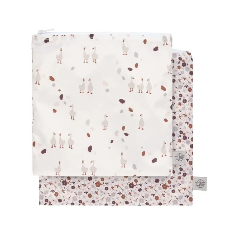 Poche à goûter étanche et réutilisable - Lassig Tiny Farmer Oie