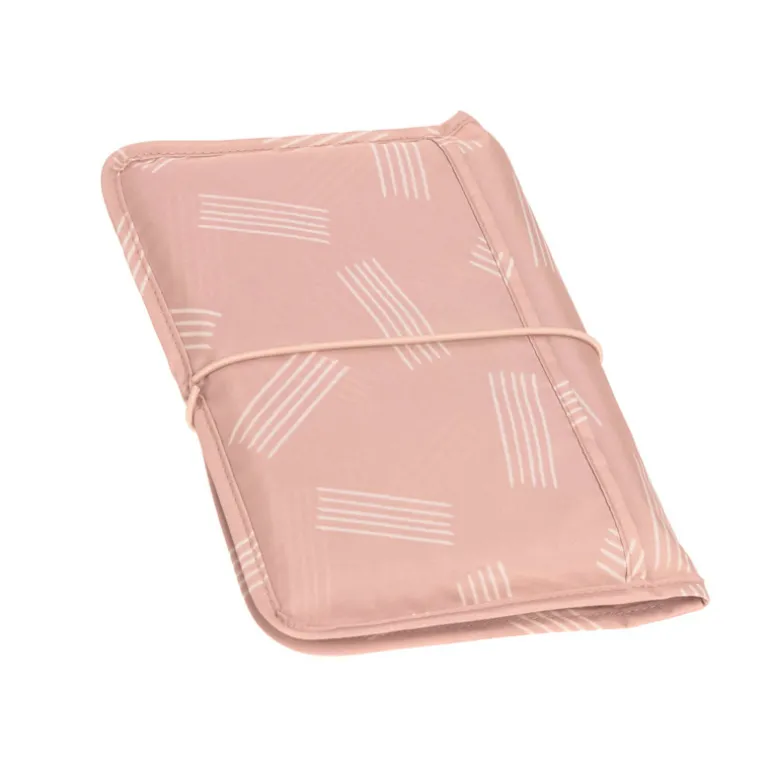 Pochette de change bébé - Lassig - Rayure Rose