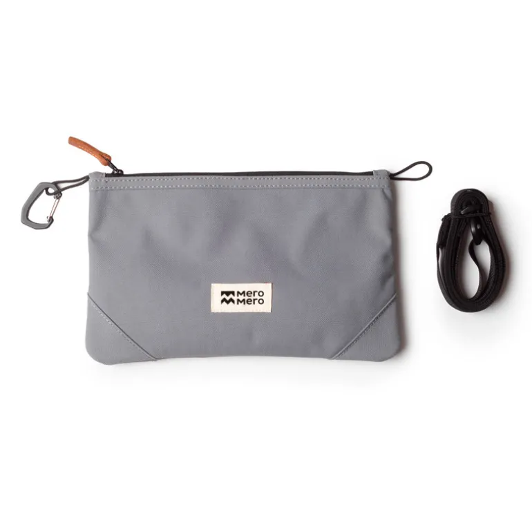 Pochette de change - Stuff Pouch - MeroMero - Stone Grey / Brown