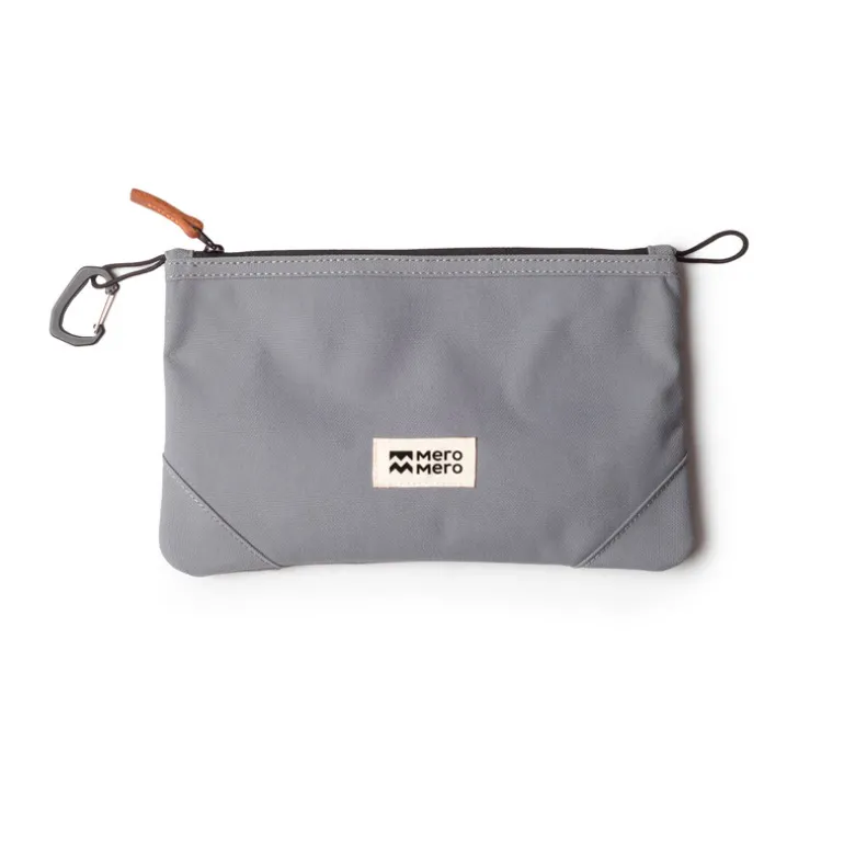 Pochette de change - Stuff Pouch - MeroMero - Stone Grey / Brown