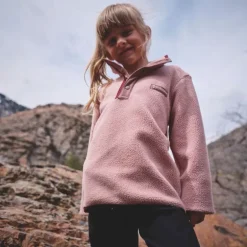 Polaire enfant - Columbia - Helvetia - Pink gum / Fig