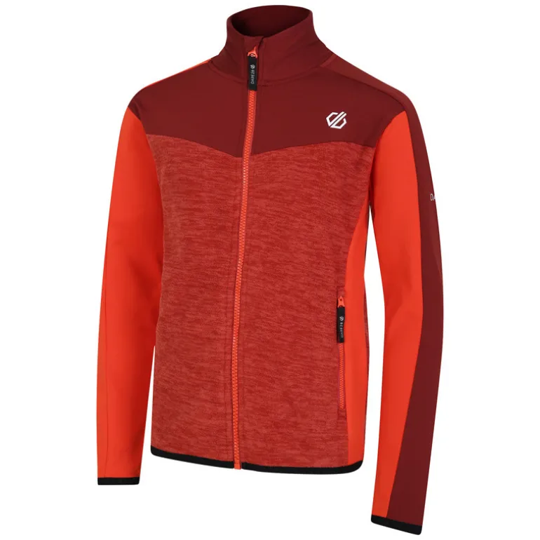 Polaire enfant recyclée - Emergent Core Stretch - Dare2B - SyrhRd/Cinnamon