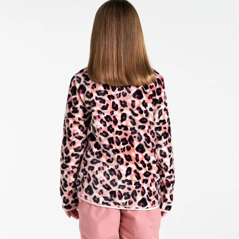 Polaire enfant Zesty - Dare2B - Dusty Rose / Léopard Print