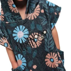 Poncho bébé - 2 à 6 ans - All-in - Floral Blue
